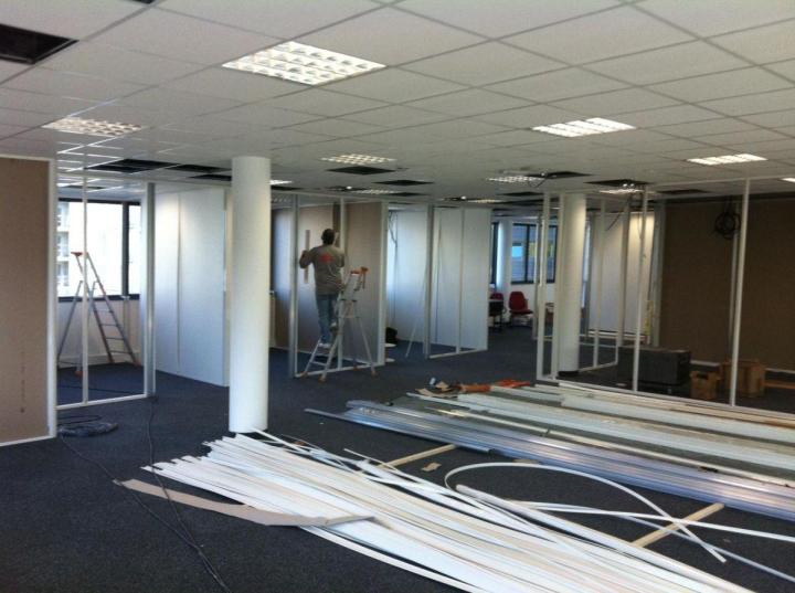 Cloisons modulaire pour bureaux Paris